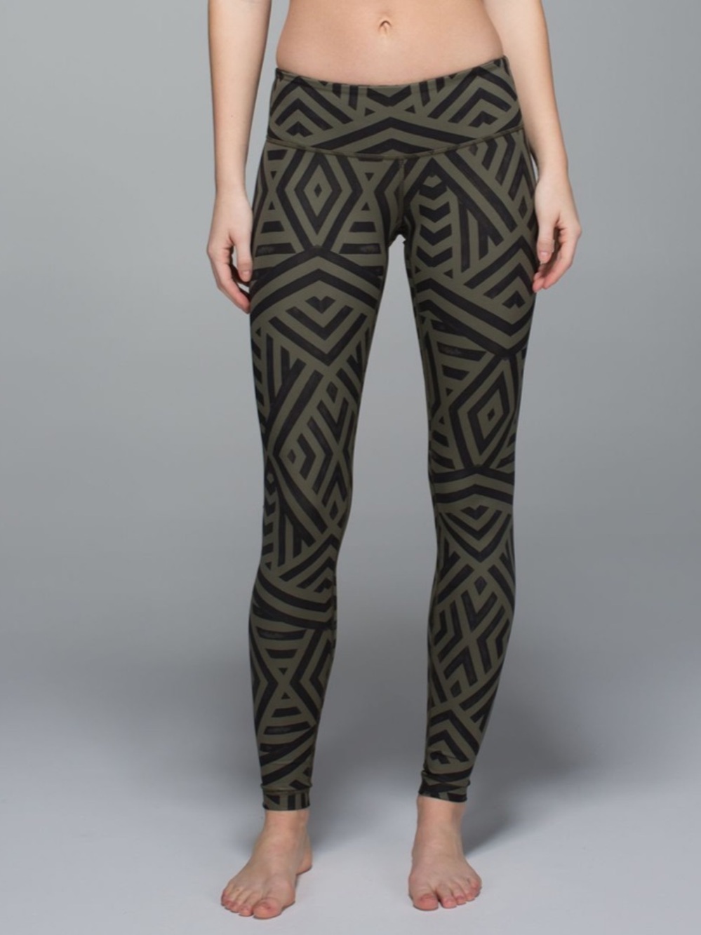 Lululemon Wunder Under Pant *Full-On Luxtreme in the "Chevron Shuffle Fatigue Gr